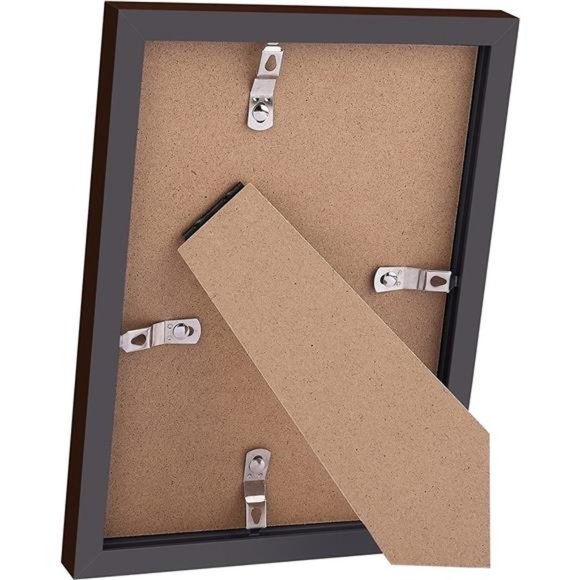 4x6 Picture Frame Set of 10, Display Pictures 3.5x5 with Mat or 4x6 Without Mat - Picture 2 of 6